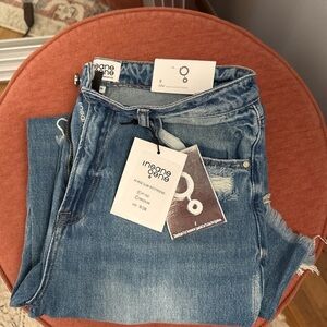 Ingenue Women's Distressed Blue Jeans